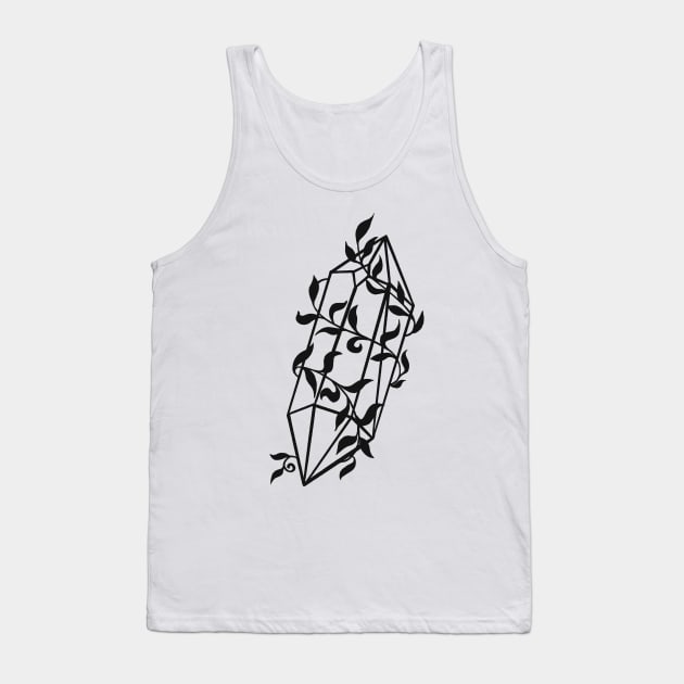 Crystal Art T-Shirt Tank Top by OgogoPrintStudio